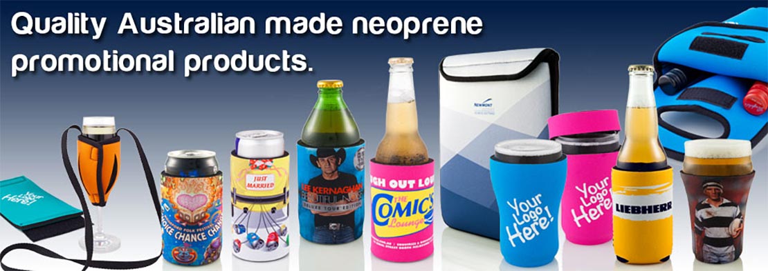 Quality Australian made neoprene promotional products.