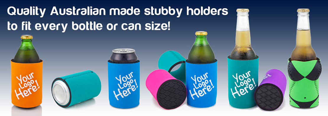 Quality Australian made stubby holders to fit every bottle or can size!