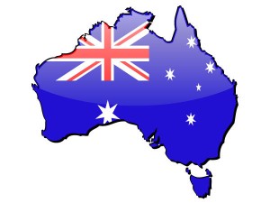 Map of Australia.